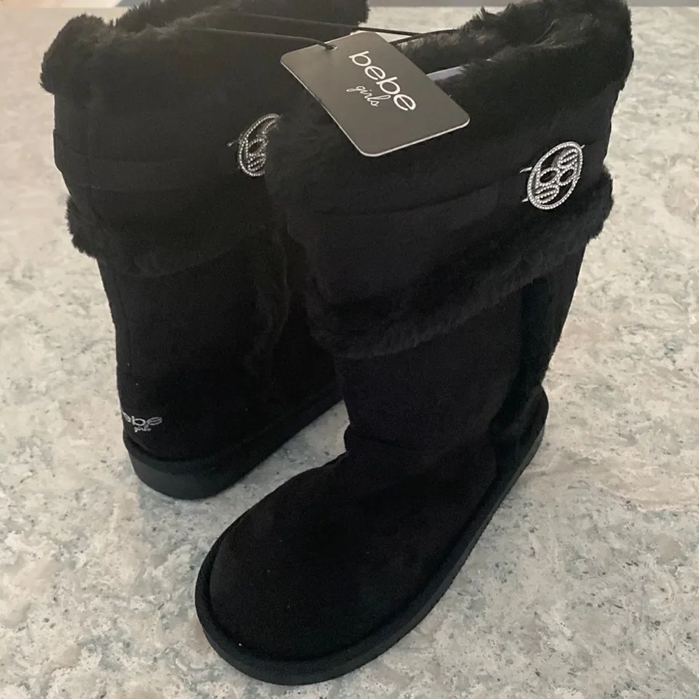 Bebe  girls  Suede  Boots NWT